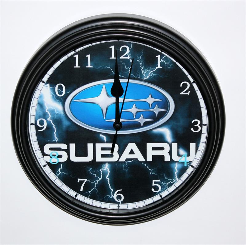 Subaru non neon clock